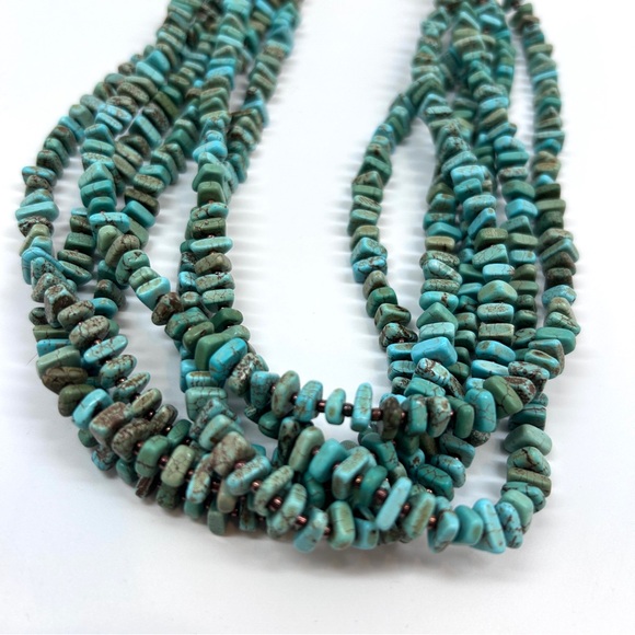 Silpada Designs 6-Strand Howlite Turquoise Necklace - Picture 2 of 4